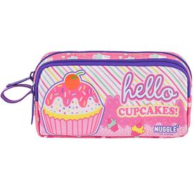 Muggle MU7112 Pembe Cup Cake Kız Çocuk Kalem Çantası