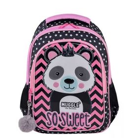 Muggle MU7303 Siyah Panda İlkokul Çantası