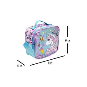 Muggle MU7860 Pembe Unicorn Kız Çocuk Beslenme Çantası