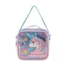Muggle MU7860 Pembe Unicorn Kız Çocuk Beslenme Çantası