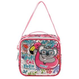 Muggle MU8942 Pembe Tropikal Pradice Beslenme Çantası