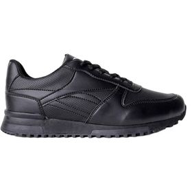 Muggo Blake Siyah-Siyah Ortopedik Günlük Unisex Spor Ayakkabı