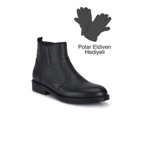 Muggo Men M027 Siyah Erkek Bot