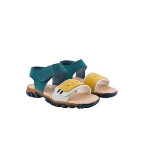 Muggo Mickey Sarı Garantili Günlük Ortopedik Hafif Taban Tek Bant Cırtlı Unisex Çocuk Sandalet