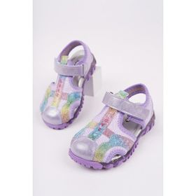 Muggo SLYVESTER Lila Önü Kapalı Unisex Çocuk Sandalet