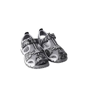 Muggo Tweety Füme Garantili Günlük Ortopedik Hafif Taban Önü Kapalı Cırtlı Unisex Çocuk Sandalet