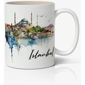 Mugs&Gift I Love Istanbul Baskılı Kahve Çay Kupa Bardak