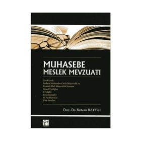 Muhasebe Meslek Mevzuatı - Rıdvan Bayırlı
