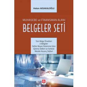 Muhasebe ve Finansman Alanı Belgeler Seti Ekin Yayınevi