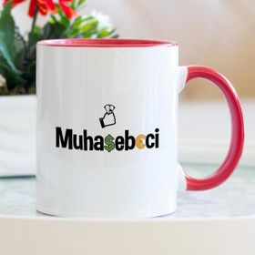 Muhasebeci Kırmızı Kupa Bardak