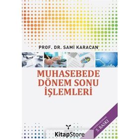 MUHASEBEDE DÖNEMSONU İŞLEMLERİ - SAMI KARACAN