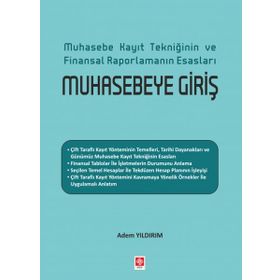 Muhasebeye Giriş Adem Yıldırım Ekin Yayınevi