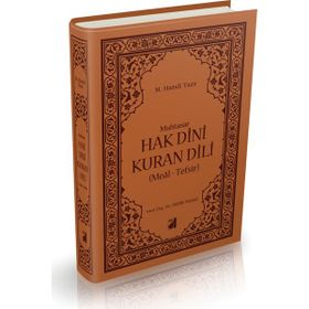 MUHTASAR HAK DINI KURAN DILI (MEAL-TEFSIR) - ELMALILI MUHAMMED HAMDI YAZIR