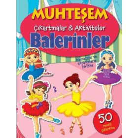 Muhteşem Çıkartmalar Aktiviteler - Balerinler - The Book Company