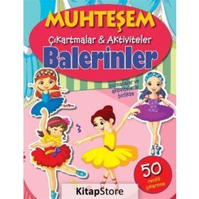 Muhteşem Çıkartmalar Aktiviteler - Balerinler - The Book Company