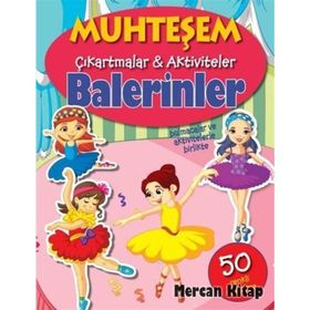 Muhteşem Çıkartmalar Aktiviteler - Balerinler - The Book Company