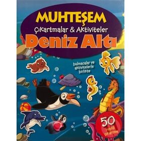 Muhteşem Çıkartmalar Aktiviteler - Deniz Altı - Parıltı Komisyon