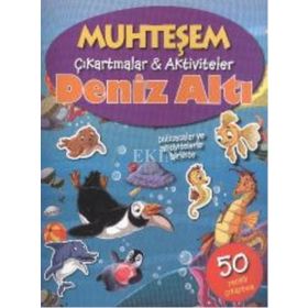 Muhteşem Çıkartmalar Aktiviteler - Deniz Altı - Parıltı Komisyon