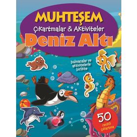 Muhteşem Çıkartmalar Aktiviteler - Deniz Altı - Parıltı Komisyon