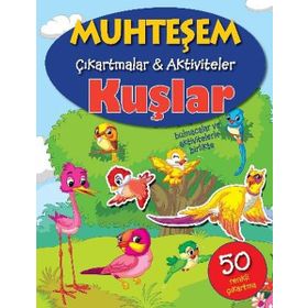 Muhteşem Çıkartmalar - Aktiviteler Kuşlar - The Book Company