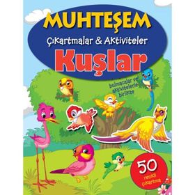 Muhteşem Çıkartmalar - Aktiviteler Kuşlar - The Book Company