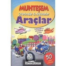 Muhteşem Çıkartmalar ve Aktiviteler Araçlar - Parıltı Yayınları