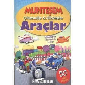 Muhteşem Çıkartmalar ve Aktiviteler Araçlar - Parıltı Yayınları