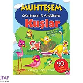 Muhteşem Çıkartmalar ve Aktiviteler - Kuşlar - Parıltı Yayınları