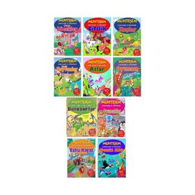Muhteşem Çıkartmalar ve Aktiviteler Serisi 10 Kitap 1.Set - Parıltı Yayıncılık