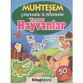 Muhteşem Çıkartmalar ve Aktiviteler Yavru Hayvanlar - Parıltı Komisyon
