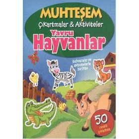 Muhteşem Çıkartmalar ve Aktiviteler Yavru Hayvanlar - Parıltı Komisyon