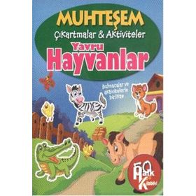 Muhteşem Çıkartmalar ve Aktiviteler - Yavru Hayvanlar - Parıltı Yayınları