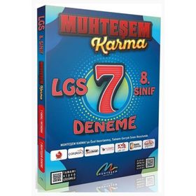 Muhteşem Yayınları - 2023 LGS 7'li Karma Deneme Seti