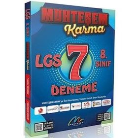 Muhteşem Yayınları - 2023 LGS 7'li Karma Deneme Seti