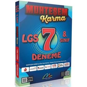 Muhteşem Yayınları - 2023 LGS 7'li Karma Deneme Seti