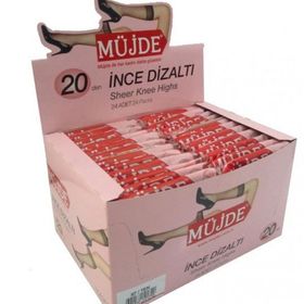 Müjde 57 Ten 24 Adet Dizaltı Çorap