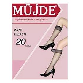 Müjde 57 Ten 24 Adet Dizaltı Çorap