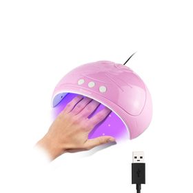 Mujgan Kedi Baskılı Pembe Makine Ultraviyole Işıklı Oje Kurutucu