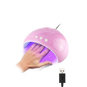 Mujgan Kedi Baskılı Pembe Makine Ultraviyole Işıklı Oje Kurutucu