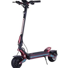 Mukuta 9 800 W 70 km Menzil Siyah Kırmızı Elektrikli Scooter