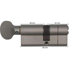 Mul-T-Lock MTL 300 69 mm Tuzaklı Kapı Kilidi Bilyalı Barel