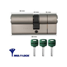 Mul-T-Lock MTL 300 69 mm Tuzaklı Kapı Kilidi Bilyalı Barel