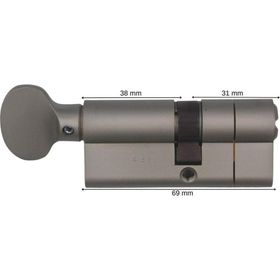Mul-T-Lock MTL 300 69 mm Tuzaklı Kapı Kilidi Bilyalı Barel