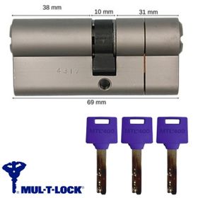 Mul-T-Lock MTL 400 69 mm Tuzaklı Bilyalı Kapı Kilidi