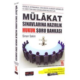 Mülakat Sınavlarına Hazırlık Hukuk Soru Bankası - Sinan Sakin