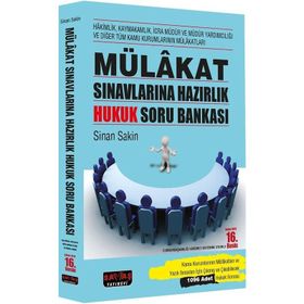 Mülakat Sınavlarına Hazırlık Hukuk Soru Bankası - Sinan Sakin