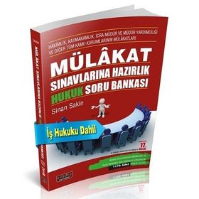Mülakat Sınavlarına Hazırlık Hukuk Soru Bankası - Sinan Sakin