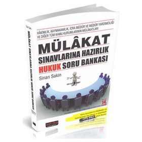 Mülakat Sınavlarına Hazırlık Hukuk Soru Bankası - Sinan Sakin