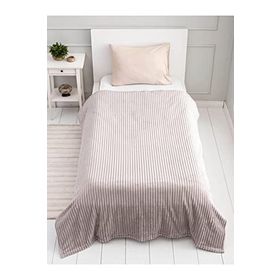 Mulberry 160x220 cm Krem Estelita Super Soft Fitilli Tek Kişilik Battaniye