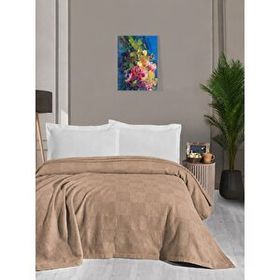 Mulberry Waflle Yeşil 240x260 cm Pike Battaniye